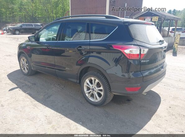 1FMCU9GD4JUD08566 2018 FORD ESCAPE Черный Задняя левая четверть