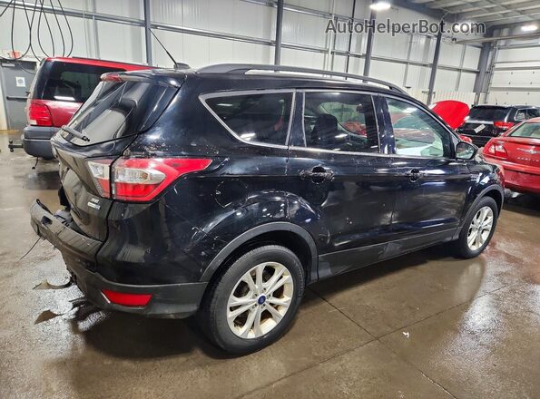 1FMCU9GD4JUD29482 2018 FORD ESCAPE Black Задня права чверть