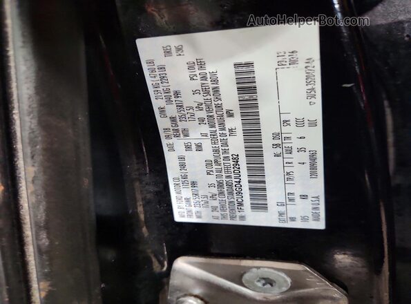 1FMCU9GD4JUD29482 2018 FORD ESCAPE Black Вид підкапотного простору