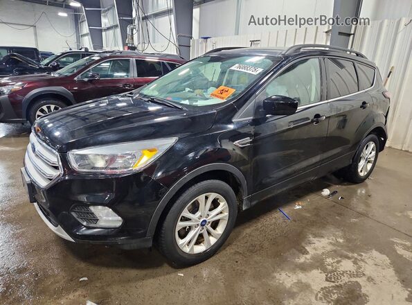 1FMCU9GD4JUD29482 2018 FORD ESCAPE Black Передня ліва чверть