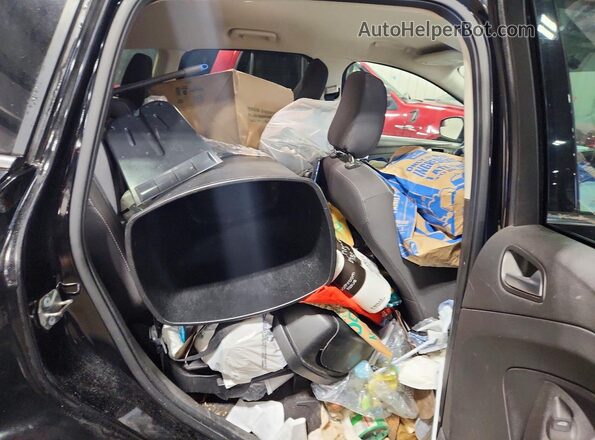 1FMCU9GD4JUD29482 2018 FORD ESCAPE Black Вид задніх сидінь