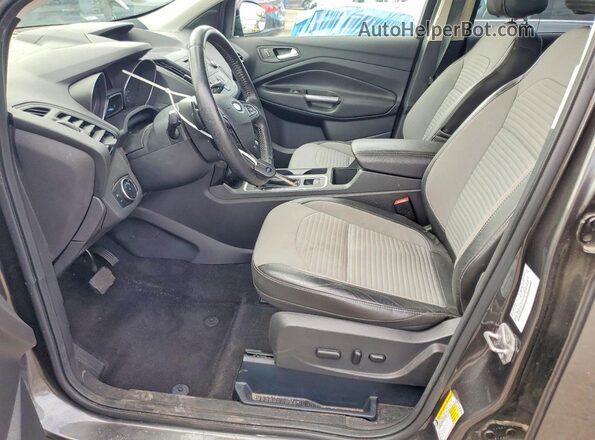 1FMCU9GD5HUA87635 2017 FORD ESCAPE Charcoal Front interior view