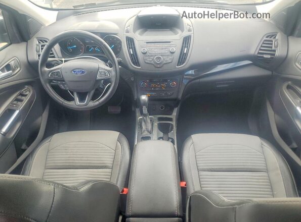 1FMCU9GD5HUA87635 2017 FORD ESCAPE Charcoal Dashboard view