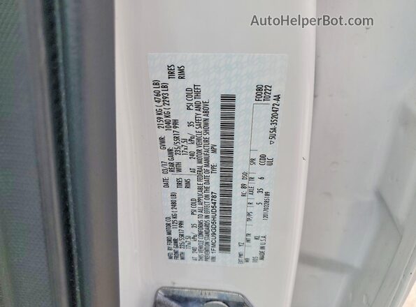 1FMCU9GD5HUD54787 2017 FORD ESCAPE White ძრავის განყოფილების ხედი