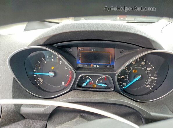 1FMCU9GD5HUD54787 2017 FORD ESCAPE White ხელსაწყოთა პანელის ხედი