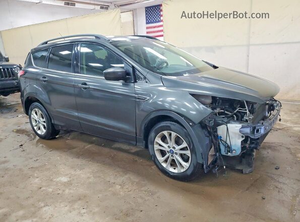 1FMCU9GD5JUD43133 2018 FORD ESCAPE Серый Передняя правая четверть