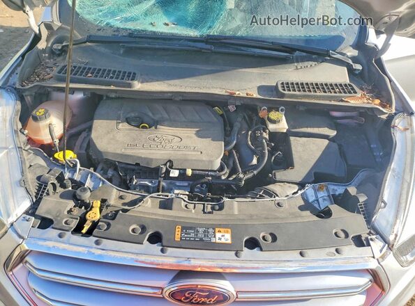 1FMCU9GD6HUB01638 2017 FORD ESCAPE Silver Engine compartment view