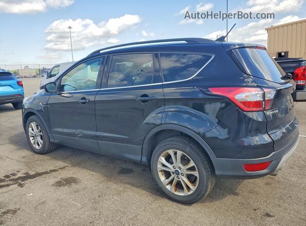 1FMCU9GD6JUA58909 2018 FORD ESCAPE Black Tył lewy