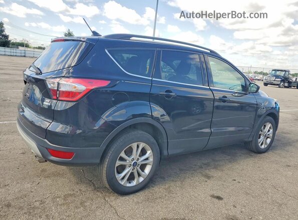 1FMCU9GD6JUA58909 2018 FORD ESCAPE Black Tył prawy