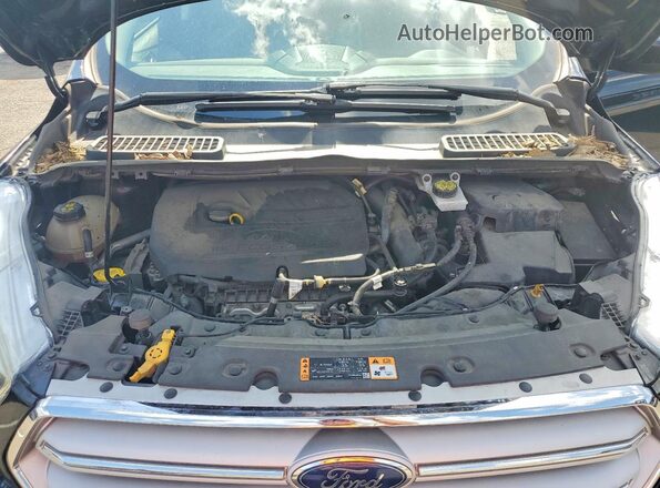 1FMCU9GD6JUA58909 2018 FORD ESCAPE Black Widok komory silnika