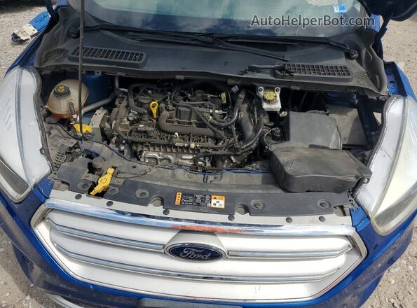 1FMCU9GD6KUA85271 2019 FORD ESCAPE Синий Вид подкапотного пространства