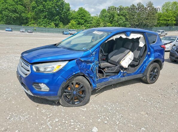 1FMCU9GD6KUA85271 2019 FORD ESCAPE Синий Передняя левая четверть