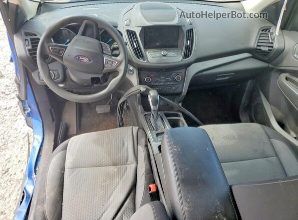 1FMCU9GD6KUA85271 2019 FORD ESCAPE Синий Вид панели приборов