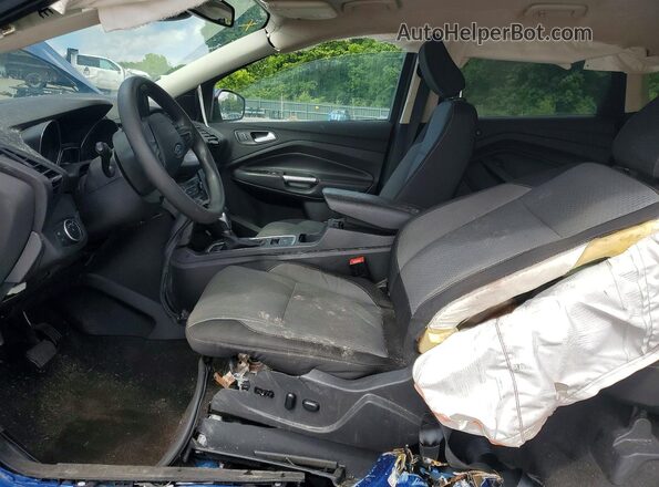 1FMCU9GD6KUA85271 2019 FORD ESCAPE Синий Вид салона спереди