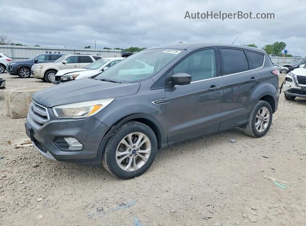 1FMCU9GD7HUA14136 2017 FORD ESCAPE Gray Vista tres cuartos delantera izquierda