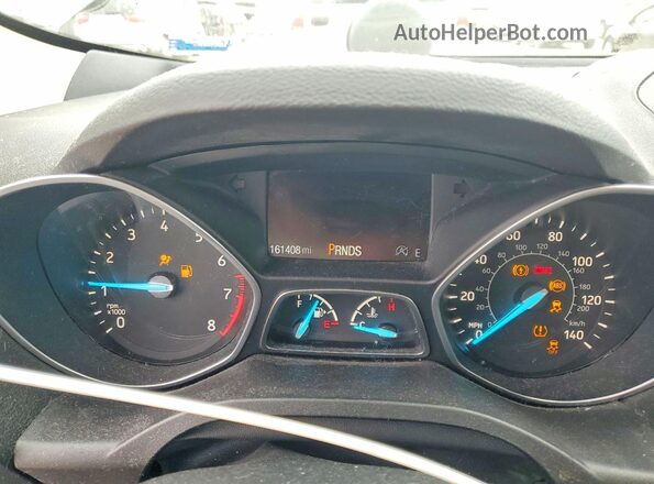 1FMCU9GD7HUA14136 2017 FORD ESCAPE Gray Vista del cuadro de instrumentos