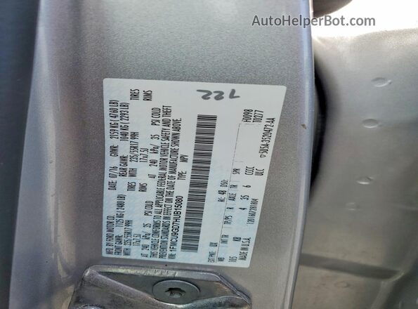 1FMCU9GD7HUB15080 2017 FORD ESCAPE Silver Widok komory silnika
