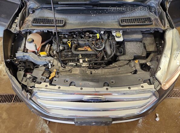 1FMCU9GD7HUE24502 2017 FORD ESCAPE Silver Вид підкапотного простору
