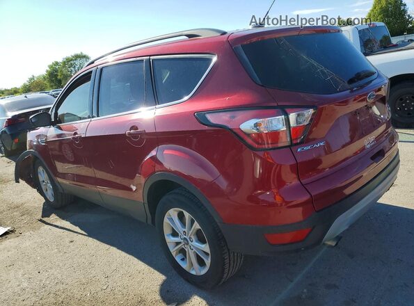 1FMCU9GD7JUB09902 2018 FORD ESCAPE Бордовый Задняя левая четверть