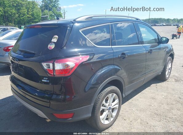 1FMCU9GD7JUC16335 2018 FORD ESCAPE Black Tył prawy