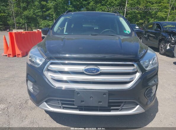 1FMCU9GD7JUC16335 2018 FORD ESCAPE Black Widok zestawu wskaźników