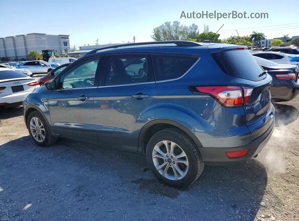 1FMCU9GD7JUC79127 2018 FORD ESCAPE Синий Задняя левая четверть