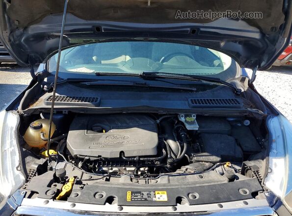 1FMCU9GD7JUC79127 2018 FORD ESCAPE Синий Вид задней части салона