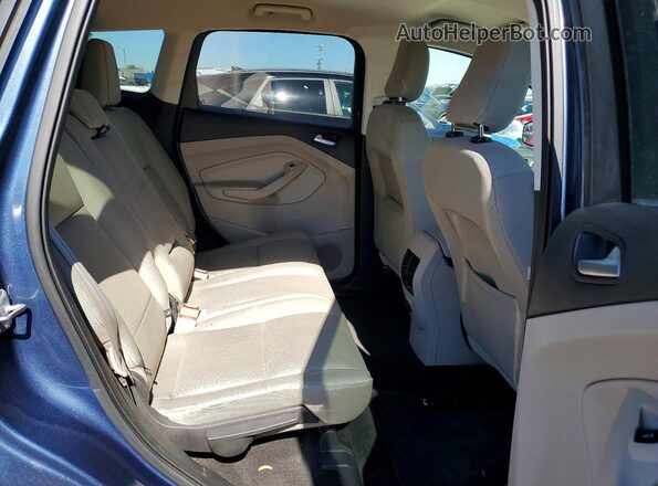 1FMCU9GD7JUC79127 2018 FORD ESCAPE Синий Вид задних сидений