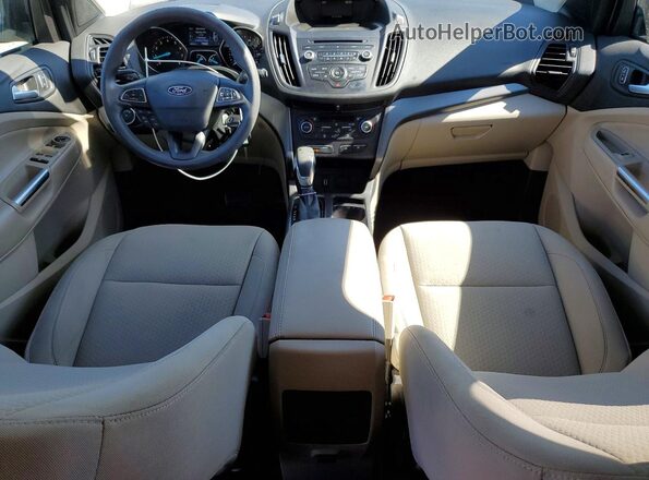 1FMCU9GD7JUC79127 2018 FORD ESCAPE Синий Вид панели приборов