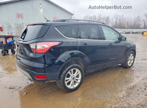 1FMCU9GD7JUD52027 2018 FORD ESCAPE Черный Задняя правая четверть