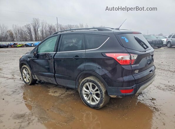 1FMCU9GD7JUD52027 2018 FORD ESCAPE Черный Задняя левая четверть