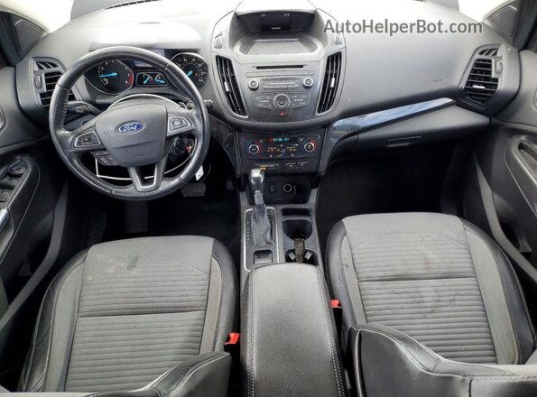 1FMCU9GD8HUA08281 2017 FORD ESCAPE Blue Dashboard view