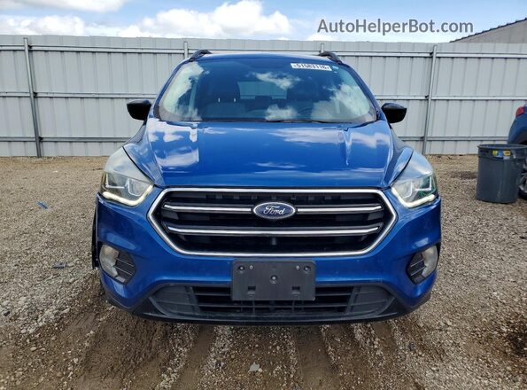 1FMCU9GD8HUA08281 2017 FORD ESCAPE Blue Front view