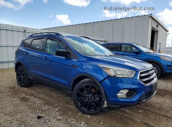 1FMCU9GD8HUA08281 2017 FORD ESCAPE Blue Front right