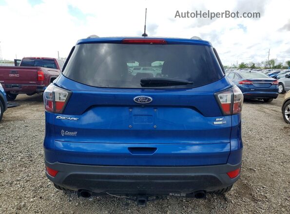 1FMCU9GD8HUA08281 2017 FORD ESCAPE Blue Rear view