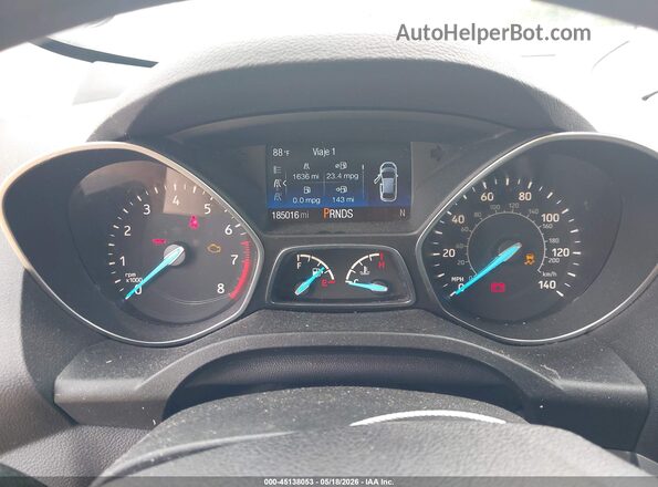 1FMCU9GD8HUD95365 2017 FORD ESCAPE Black Widok tylnych siedzeń