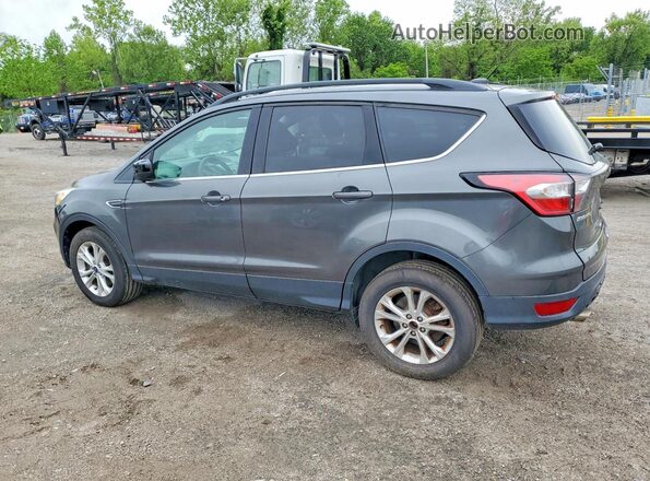 1FMCU9GD8JUA74271 2018 FORD ESCAPE Gray Trasero izquierdo