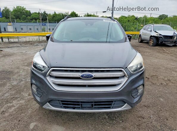 1FMCU9GD8JUA74271 2018 FORD ESCAPE Gray Vista frontal