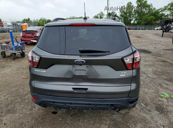 1FMCU9GD8JUA74271 2018 FORD ESCAPE Gray Vista trasera