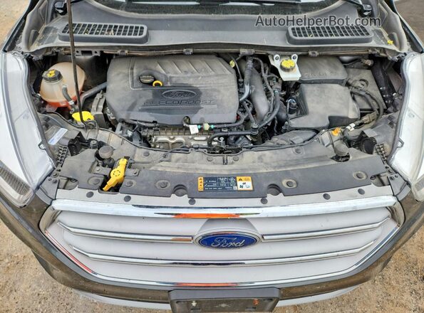 1FMCU9GD8JUA85562 2018 FORD ESCAPE Gray Widok wnętrza z tyłu