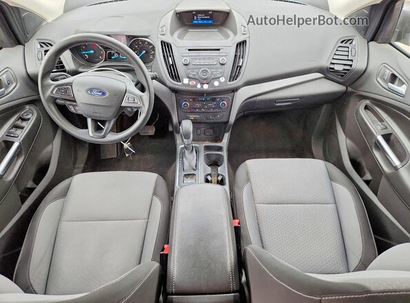 1FMCU9GD8JUA85562 2018 FORD ESCAPE Gray Widok deski rozdzielczej