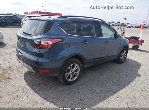 1FMCU9GD8JUB20245 2018 FORD ESCAPE Синий Задняя правая четверть