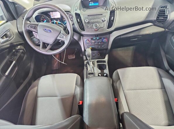 1FMCU9GD8JUB39376 2018 FORD ESCAPE Белый Вид панели приборов