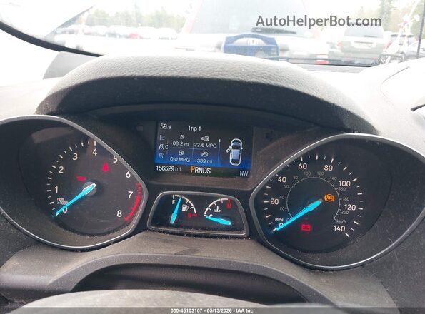 1FMCU9GD9HUD07052 2017 FORD ESCAPE Серый Вид задних сидений