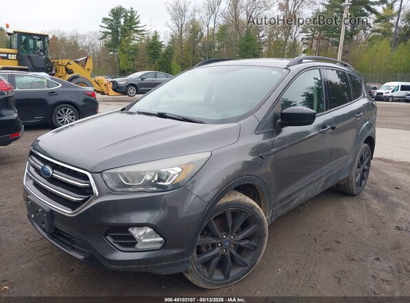 1FMCU9GD9HUD07052 2017 FORD ESCAPE Серый Вид щитка приборов