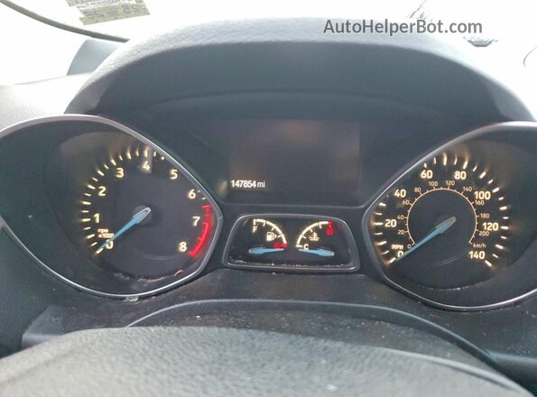 1FMCU9GD9HUD99067 2017 FORD ESCAPE White Widok zestawu wskaźników