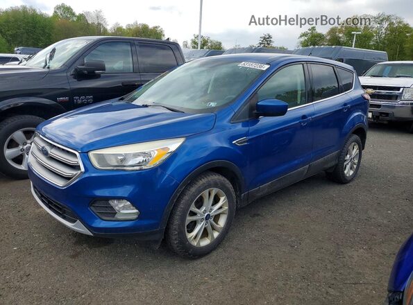 1FMCU9GD9HUE03814 2017 FORD ESCAPE Blue Przód lewy