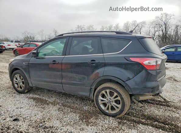 1FMCU9GD9JUA28772 2018 FORD ESCAPE Черный Задняя левая четверть