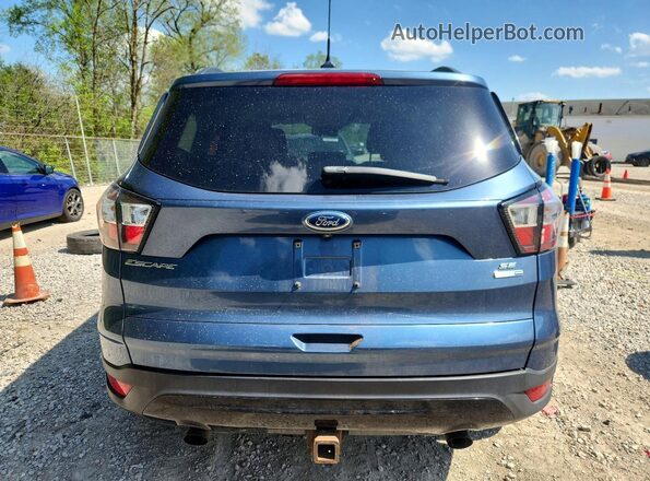 1FMCU9GD9JUB81040 2018 FORD ESCAPE Синий Вид сзади