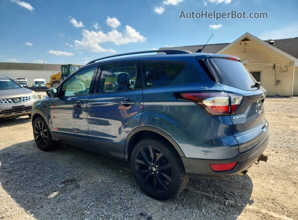 1FMCU9GD9JUB81040 2018 FORD ESCAPE Синий Задняя левая четверть